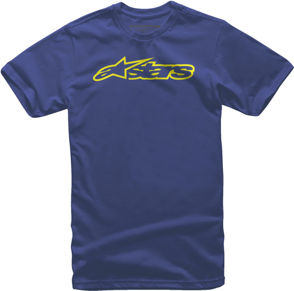 Alpinestars Youth Blaze Tee Royal/Hi-Vis Sm 3038-72000-7955-S