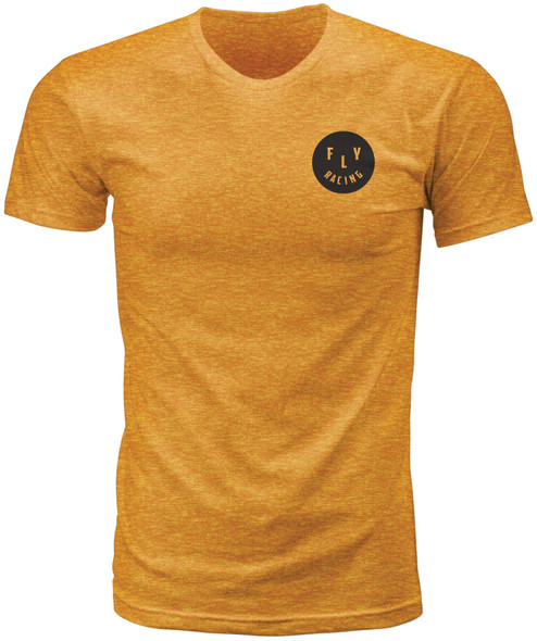 Fly Racing Fly Smile Tee Mustard Heather Md 352-0637M