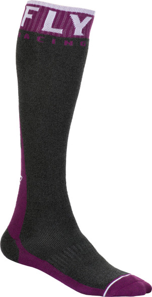 Fly Racing Fly Mx Pro Socks Thick Maroon/Dark Grey Lg/Xl Spx009492-A2