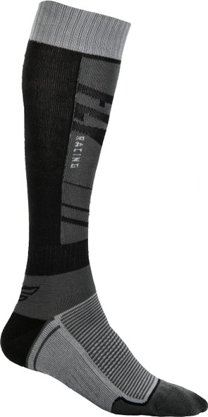 Fly Racing Fly Mx Socks Thin Dark Grey/Black Sm/Md Spx009497-B1