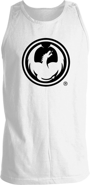 Dragon Icon Tank White M 26596Lrg.100