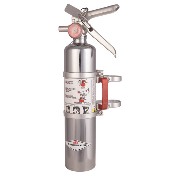 Axia Quick Release Mount Silver W/2.5 Lb. Chrome Extinguisher Modfmac-C