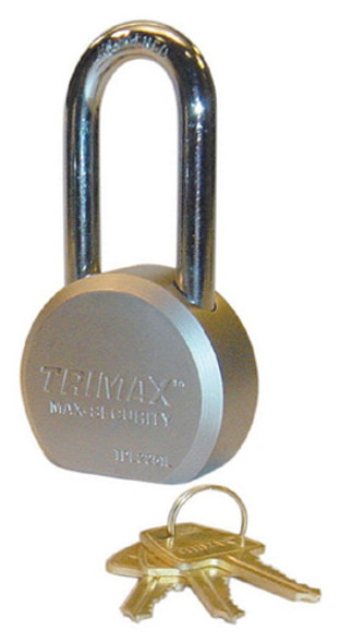 Trimax Solid Steel Padlocl 1-1/4"X 10Mm Shackle Tpl1251S