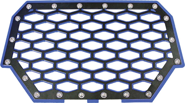 Modquad 2-Panel Front Grill (Black/Blue) Rzr-Fg2-Bl