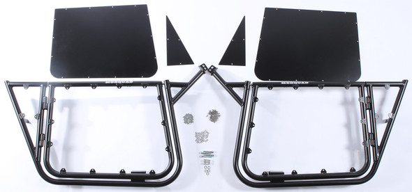 Modquad Trail Doors Black/Black Solid Panel Rzr-D-Blk-Ts
