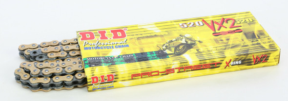 D.I.D Pro-Street 520Vx2G-114L Vx-Ring Chain Gold 520Vx2G-114L