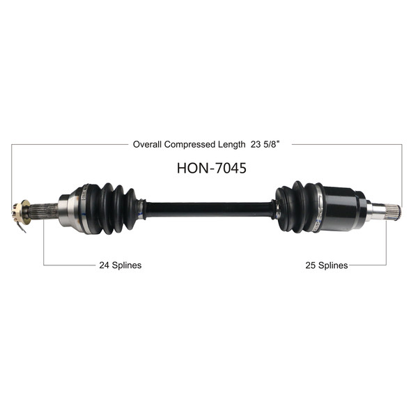 Open Trail Oe 2.0 Axle Front Left Hon-7045