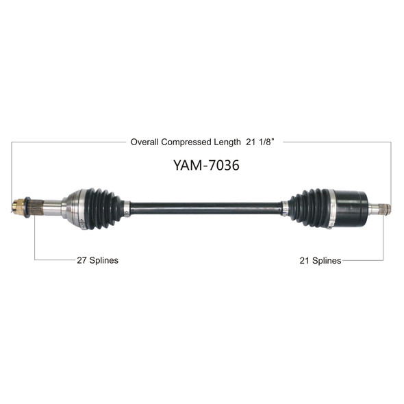 Open Trail Oe 2.0 Axle Front Yam-7036