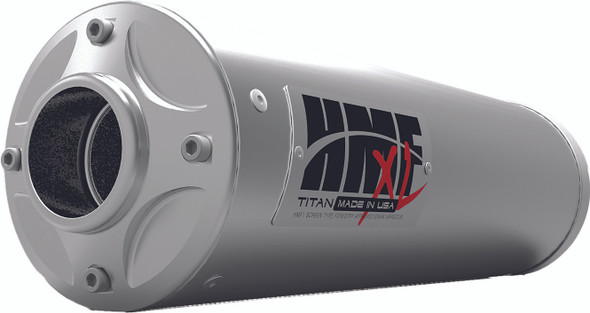Hmf Titan Xl Exhaust Stnless Dual Slip-On Center Mount 735605637487