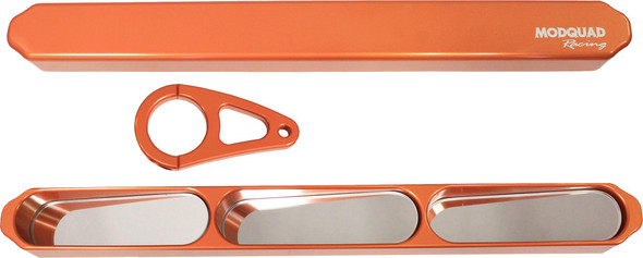 Modquad Rear View Mirror W/6" Arms Orange 1.75" R-Mir-6-Or