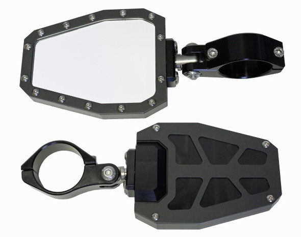 Modquad Side Mirror Black Bezel Pr 1.75" Side-1.75-Bblk