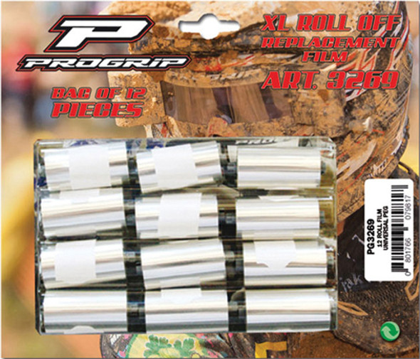 Progrip Roll Off Film 12 Pack Blister Pack 3269