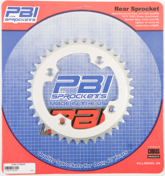 Pbi Rear Sprocket Aluminum 37T-520 Hon 3160-37-3