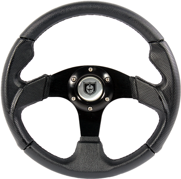 Pro Armor Force Steering Wheel Black Stitch P081275Bl