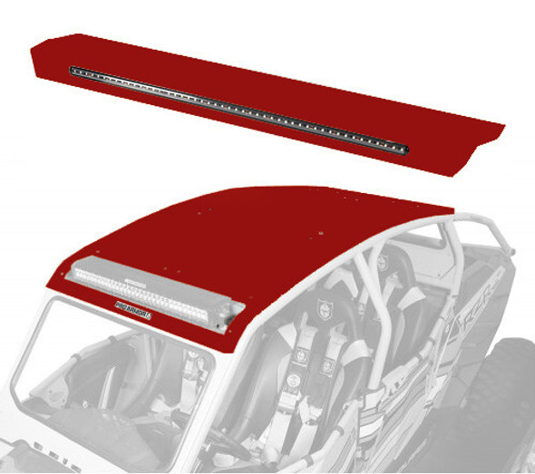 Pro Armor Asylum Roof W/Rr Lightbar Pkt Performance Red P144R124Pr