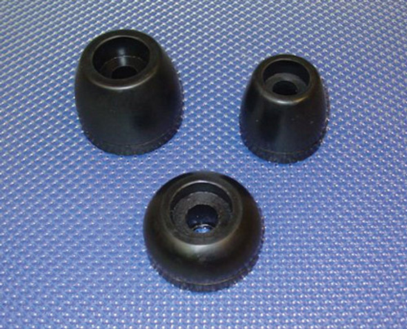 Yates Rubber Roller End Cap 1/2" Bore (1-1/4" X 3") 130-4