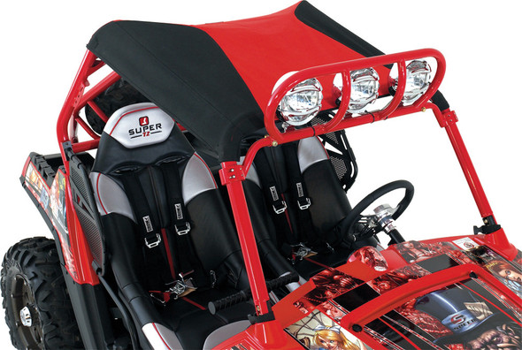 Speed Bimini Top Black/Red 875-201-82