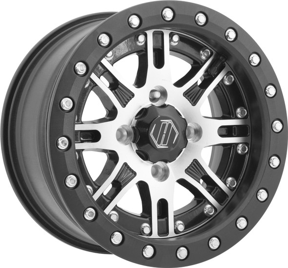 Hiper Desert Rat Wheel Machined 14X10 4/156 5+5 1410-Pdrcm-55-Sbl-Bk