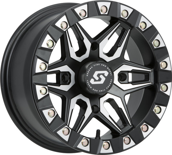 Sedona Split 6 Bdlk Wheel 14X10 4/110 5+5 (0Mm) Blk/Machined A72M41011-55S