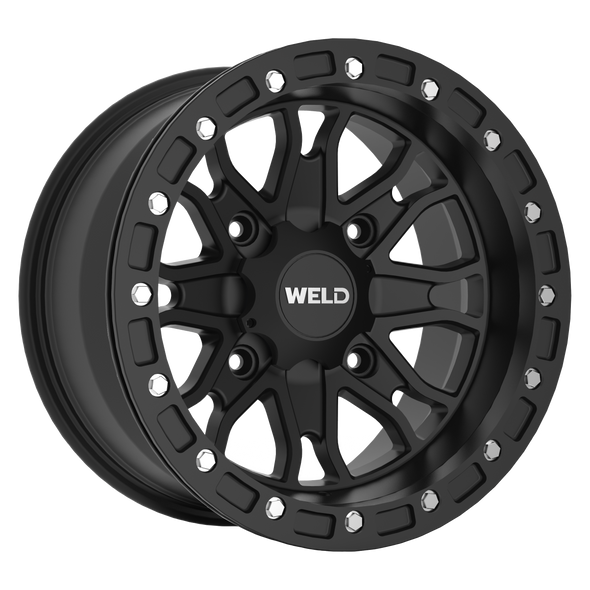 Weld Wheels Raptor Beadlock Satin Blk 15X10 5+5 4X137 U500B0042500
