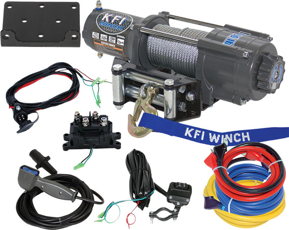 Kfi Wide 4500Lb Winch Kit U4500W