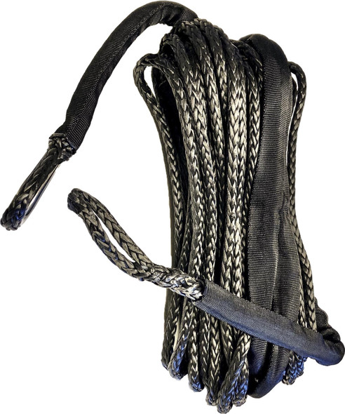 Open Trail Synthetic Winch Rope 1/4" Diameter X 50 Ft. Black 700-5150