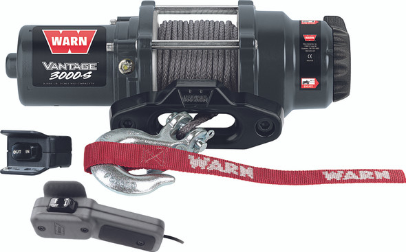 Warn Vantage 3000-S Winch W/Synthetic Rope 89031
