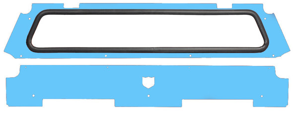 Pro Armor Rear Windshield Sky Blue P144W461Sb