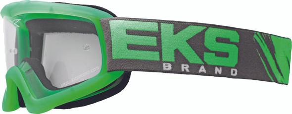 EKS Brand Go-X X-Grom Youth Goggle Liquid Flo. Green 067-30170