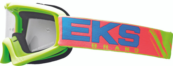 EKS Brand Go-X X-Grom Youth Goggle Safety Flo. Yellow 067-30160