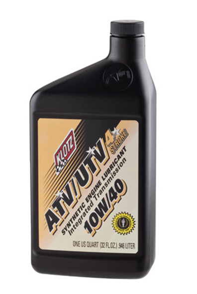 Klotz ATV/UTV Synthetic Engine Lubricant W/Transmission 10W/40 ATVutv-1040