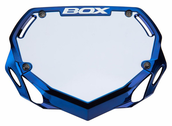 Box Phase 1 Mini Plate Blue Chrome Bx-Np16Chrsm-Bl