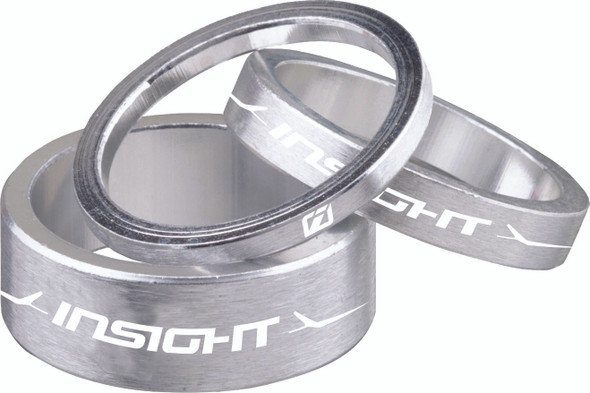 Insight Alloy Headset Spacers Polished 1" 3Mm/5Mm/10Mm Insp001Plpl