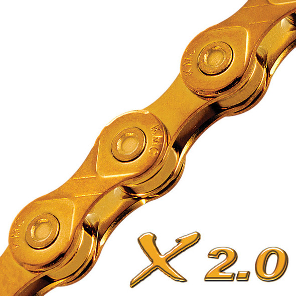 Kmc X10 11/128" Chain Gold 112L 10 Speed 7 66759 71032 3