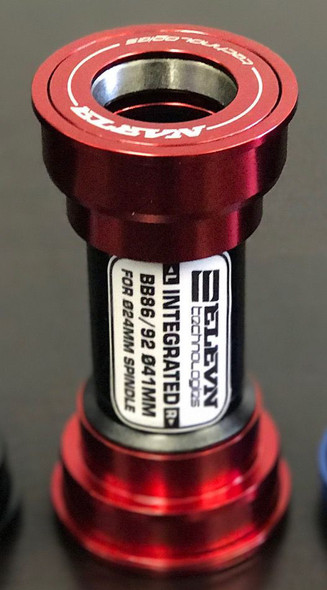 Elevn Bottom Bracket 86-92 24Mm Red 711484227721