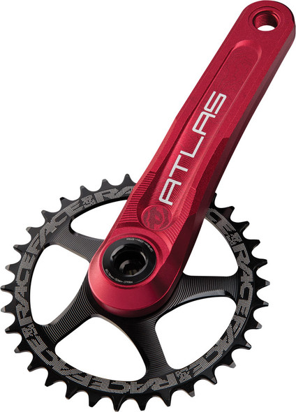 Race Face Atlas Cinch Cranks 165Mm Red Ck16Aa165Red