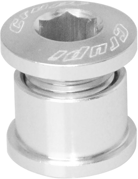 Crupi Alloy Chainring Bolts Silver 4-6.4Mm 80240