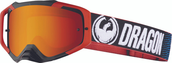 Dragon Mxv Max Goggle Factory W/Luma Red Ion Lens 358326024401