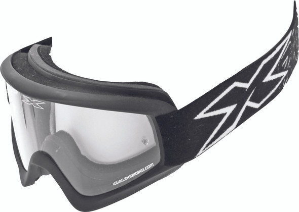 EKS Brand Go-X Flat Out Goggle Matte Black W/Clear Lens 067-10330