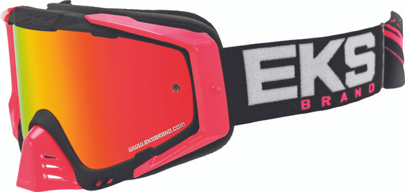 EKS Brand Outrigger Goggle Black/Pink 067-50100