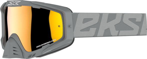 EKS Brand Outrigger Goggle Fighter Grey W/Gold Mirror 067-60100