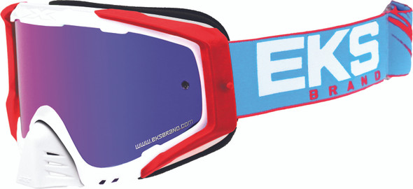 EKS Brand Outrigger Goggle Red/White/Blue 067-50150