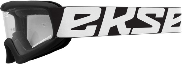 EKS Brand X-Grom Youth Goggle Black W/Clear Lens 067-30225