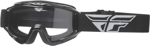 Fly Racing 2018 Focus Goggle Black W/Clear Lens 37-4000