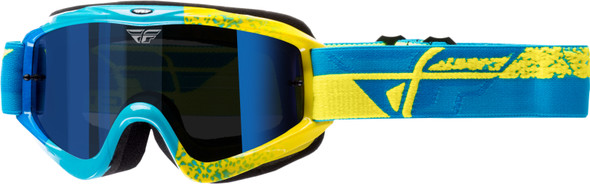 Fly Racing 2020 Zone Composite Goggle Blue/Hi-Vis W/Blue Mirror Lens 37-4034