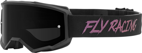 Fly Racing Zone Goggle Black/Fusion W/Dark Smoke Lens W/Post Fla-052