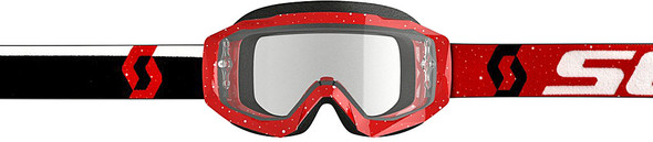 Scott Hustle Goggle X Red/White W/Clear Works 268183-1005113
