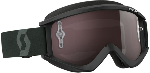 Scott Recoil Xi Goggle Black/White W/Silver Chrome Lens 262596-1007269