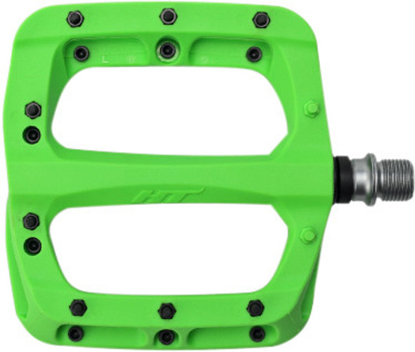Ht Components Pa03A Composite Pedal Green 107X105X18Mm 101001Pa03A005101