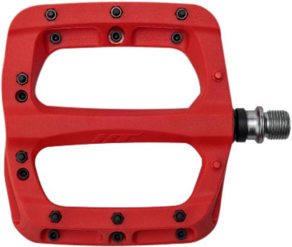 Ht Components Pa03A Composite Pedal Red 107X105X18Mm 101001Pa03A003101